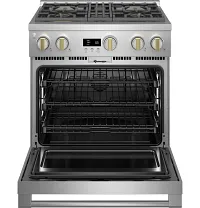 Monogram 304 Series Stainless Steel 30" Dual Fuel Range