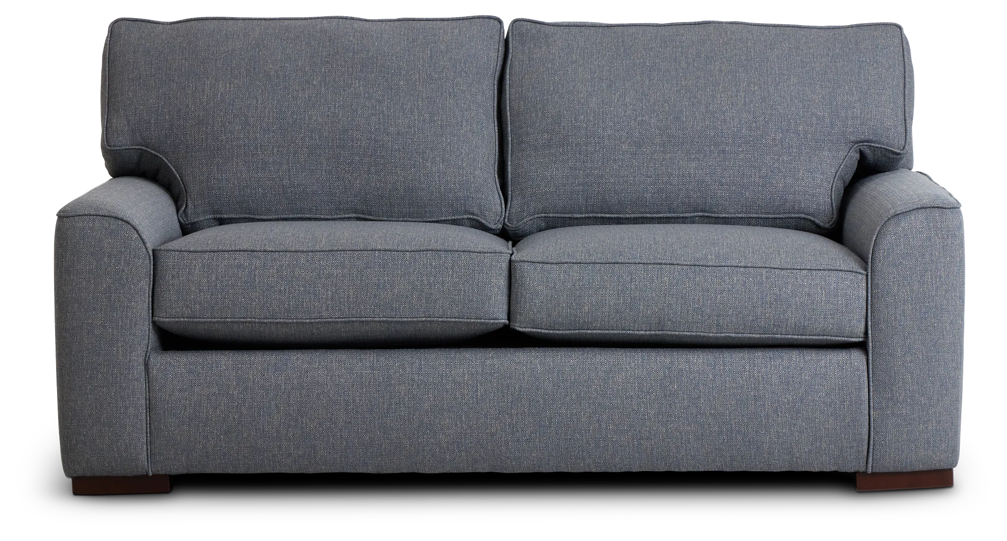 Austin Blue Fabric Loveseat
