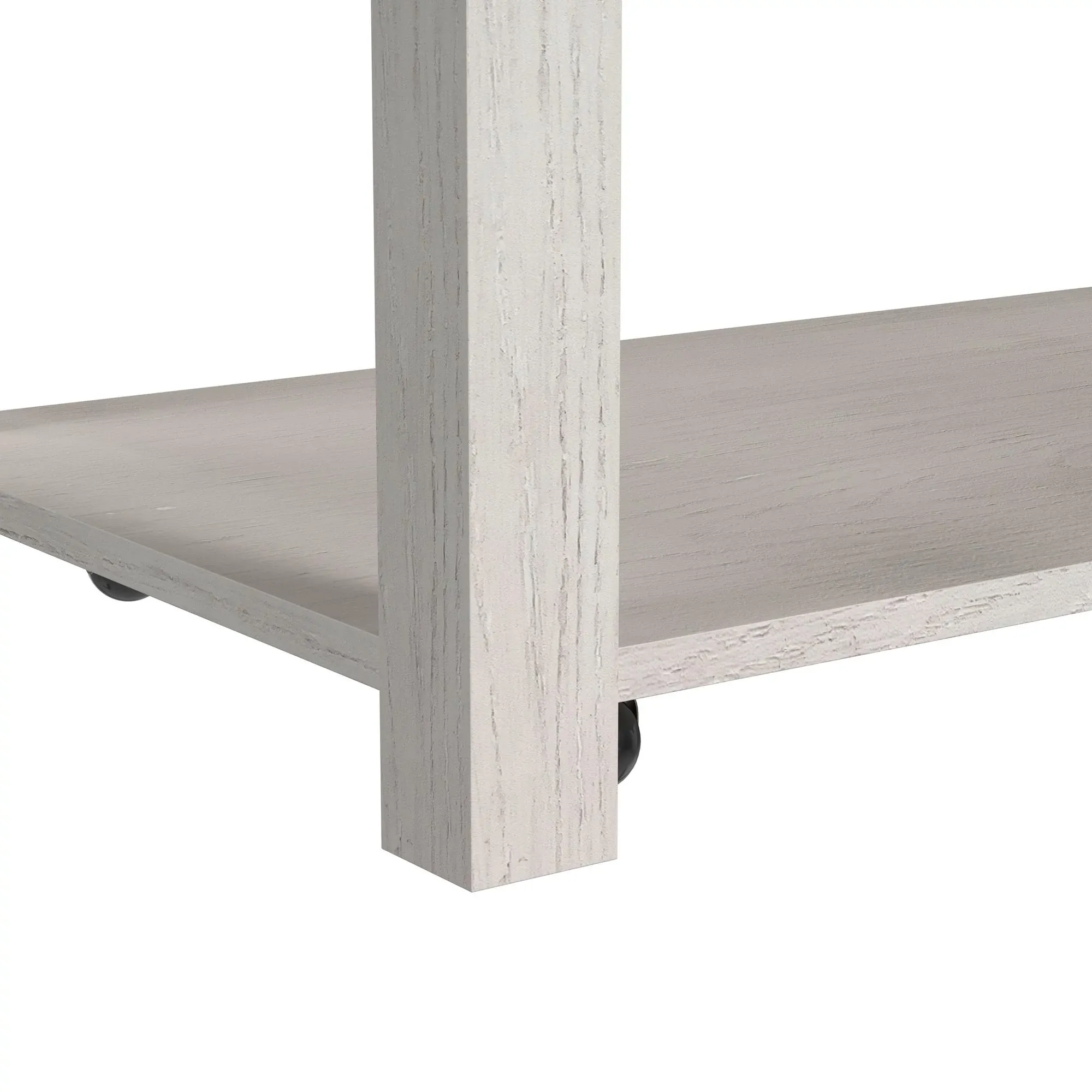 Sansa White Rectangular Coffee Table