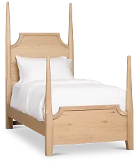 Carolina Light Tone Poster Bed