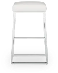 Miami Whitefabric 30" Stool