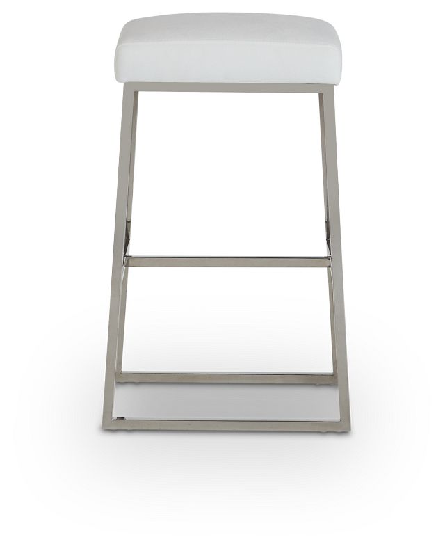 Miami Whitefabric 30" Stool (2)