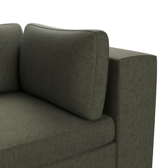 Destin Sutton Green Fabric 6-piece Modular Sectional