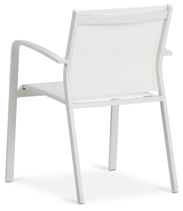 white sling chairs