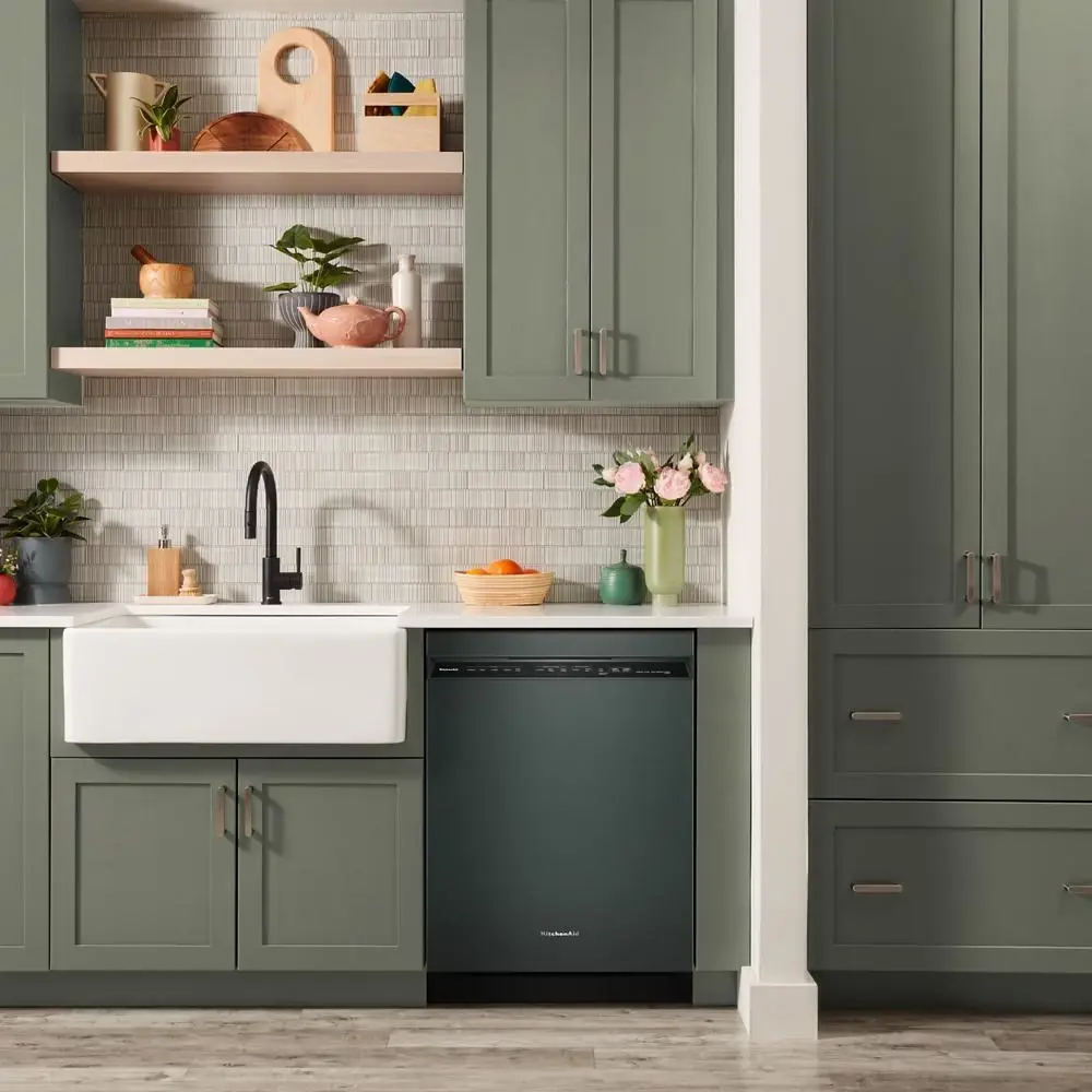 Kitchenaid 324 Series Green Built In Dishwasher Kitchenaid 324 Series Green Built In Dishwasher