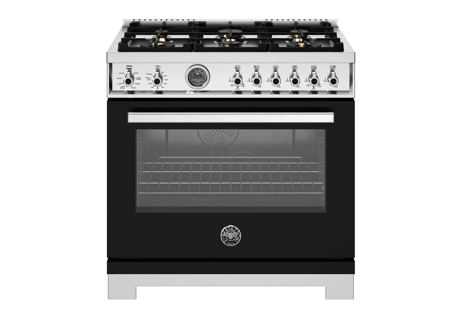 Bertazzoni 366 Series Black 36" Dual Fuel Range Bertazzoni 366 Series Black 36" Dual Fuel Range
