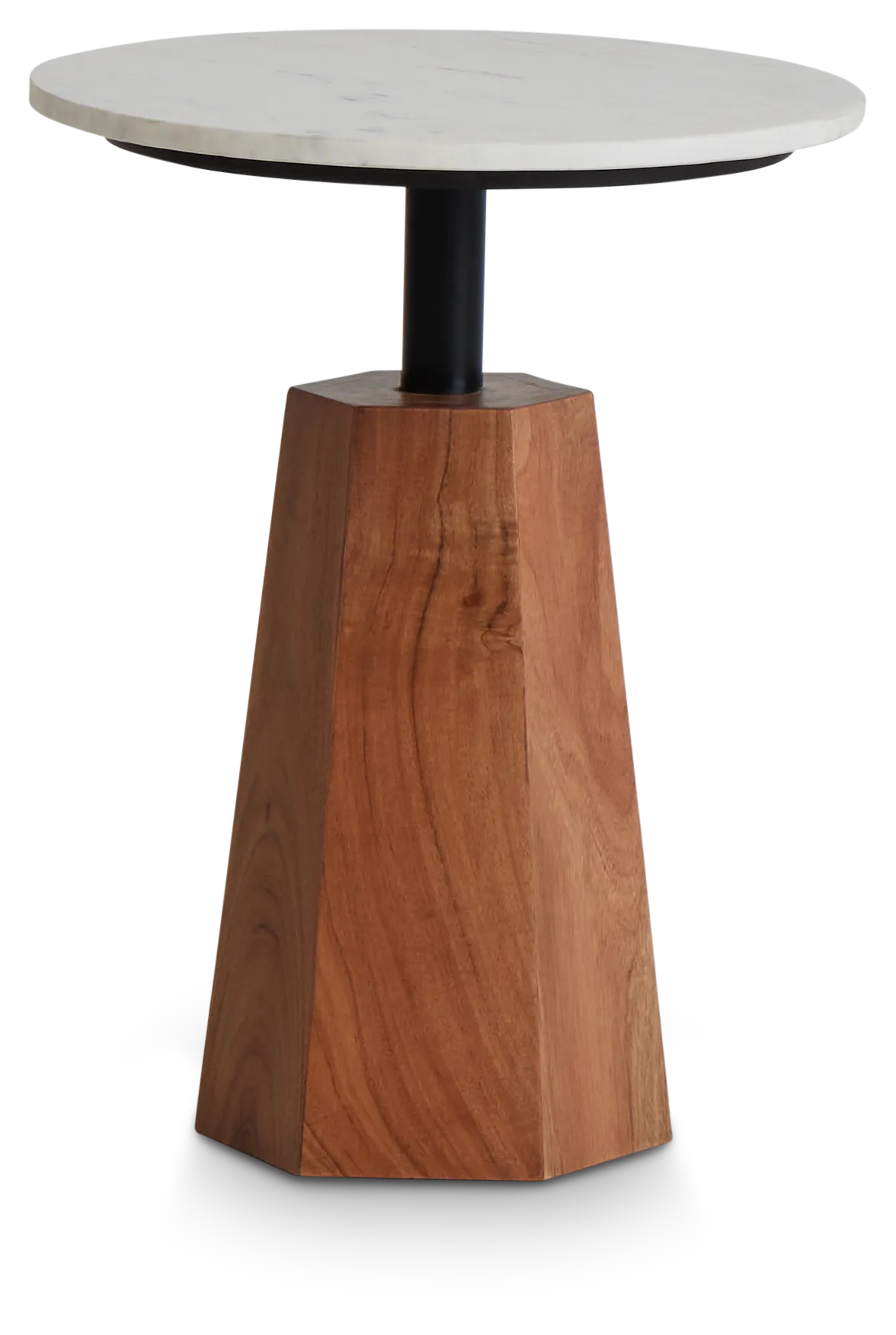 Boone White Accent Table