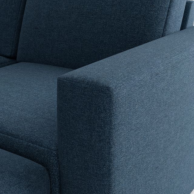 Citymod Blue Fabric 6-piece Pit Sectional