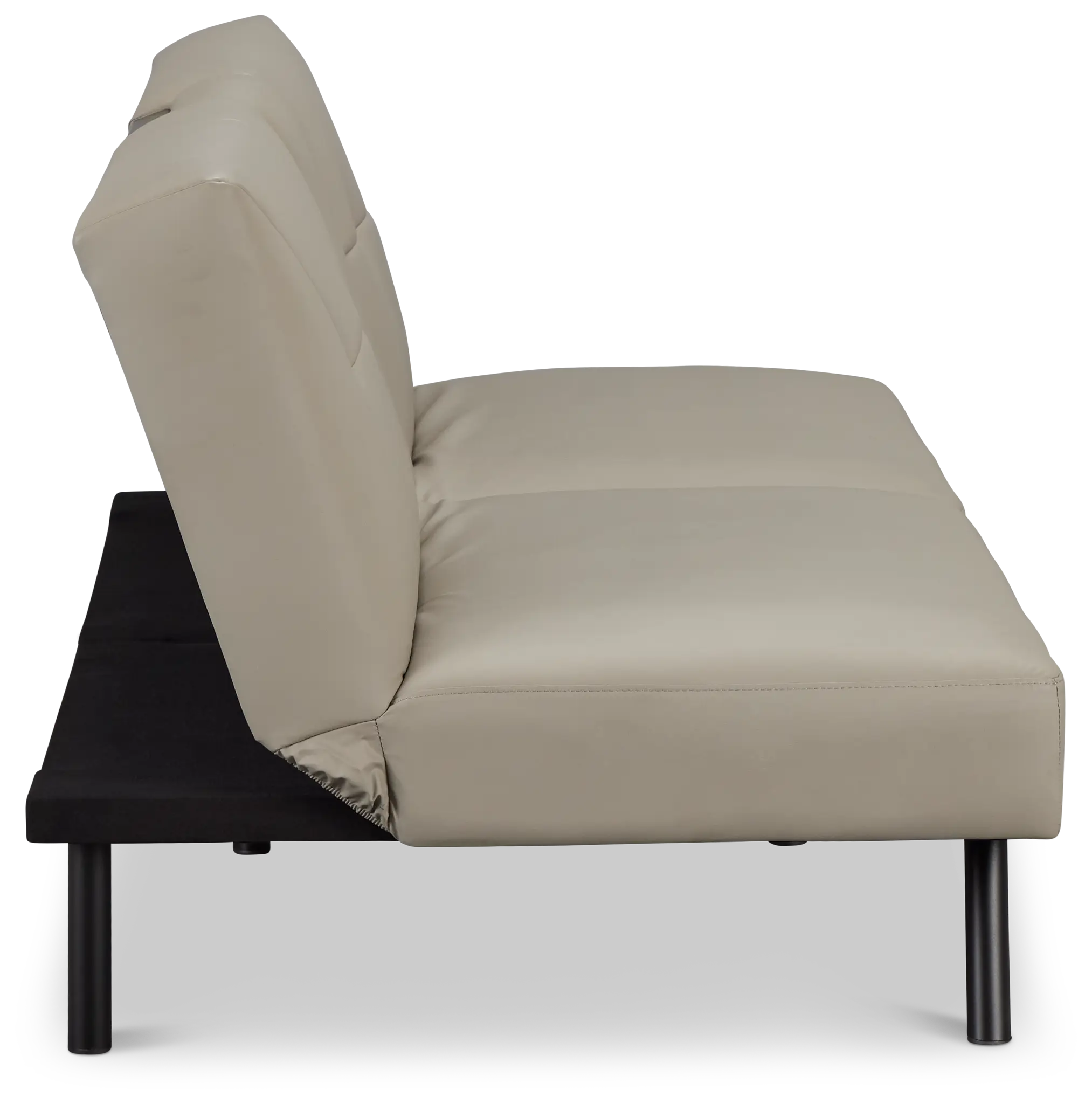 Andes Light Gray Micro Sofa Futon Andes Light Gray Micro Sofa Futon