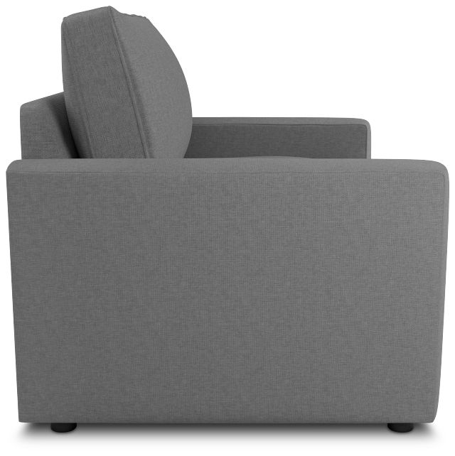 Siesta Suave Gray Fabric Memory Foam Sleeper