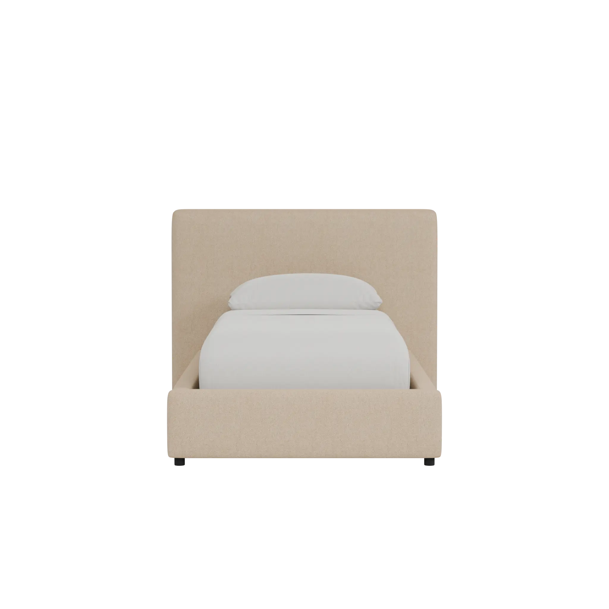 Grayton Elite Taupe 44" Upholstered Platform Bed Grayton Elite Taupe 44" Upholstered Platform Bed