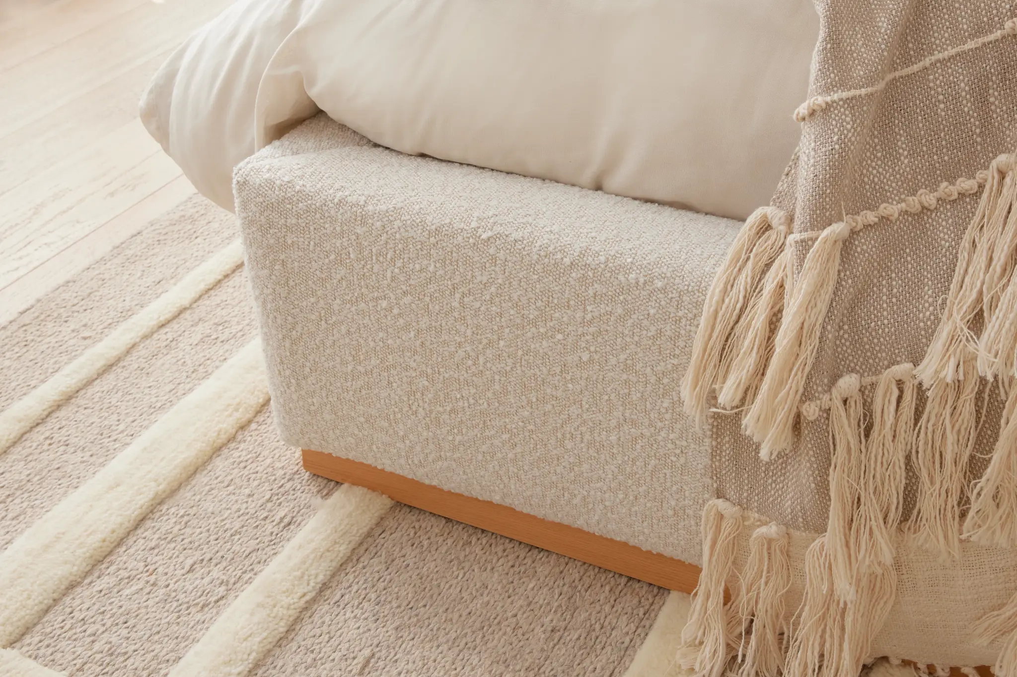 Calabasas Beige Uph Panel Bed Calabasas Beige Uph Panel Bed