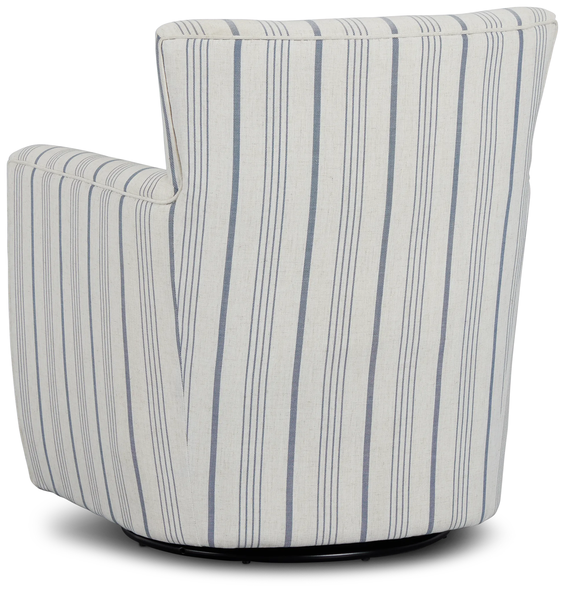 Blakely Light Blue Stripe Accent Chair