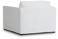 Willow White Fabric Chair