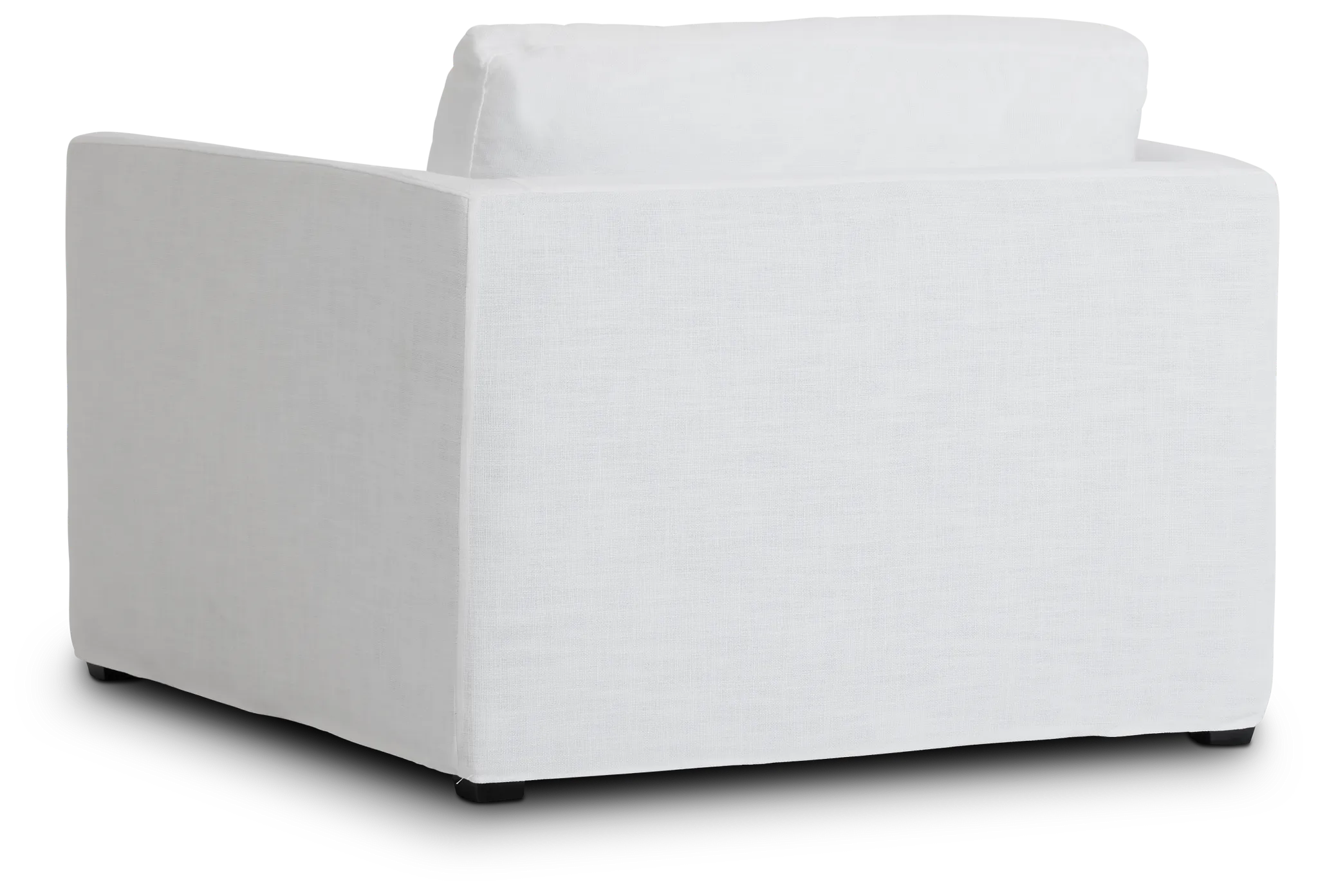 Willow White Fabric Chair