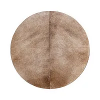 Pups Beige Round Ottoman Table