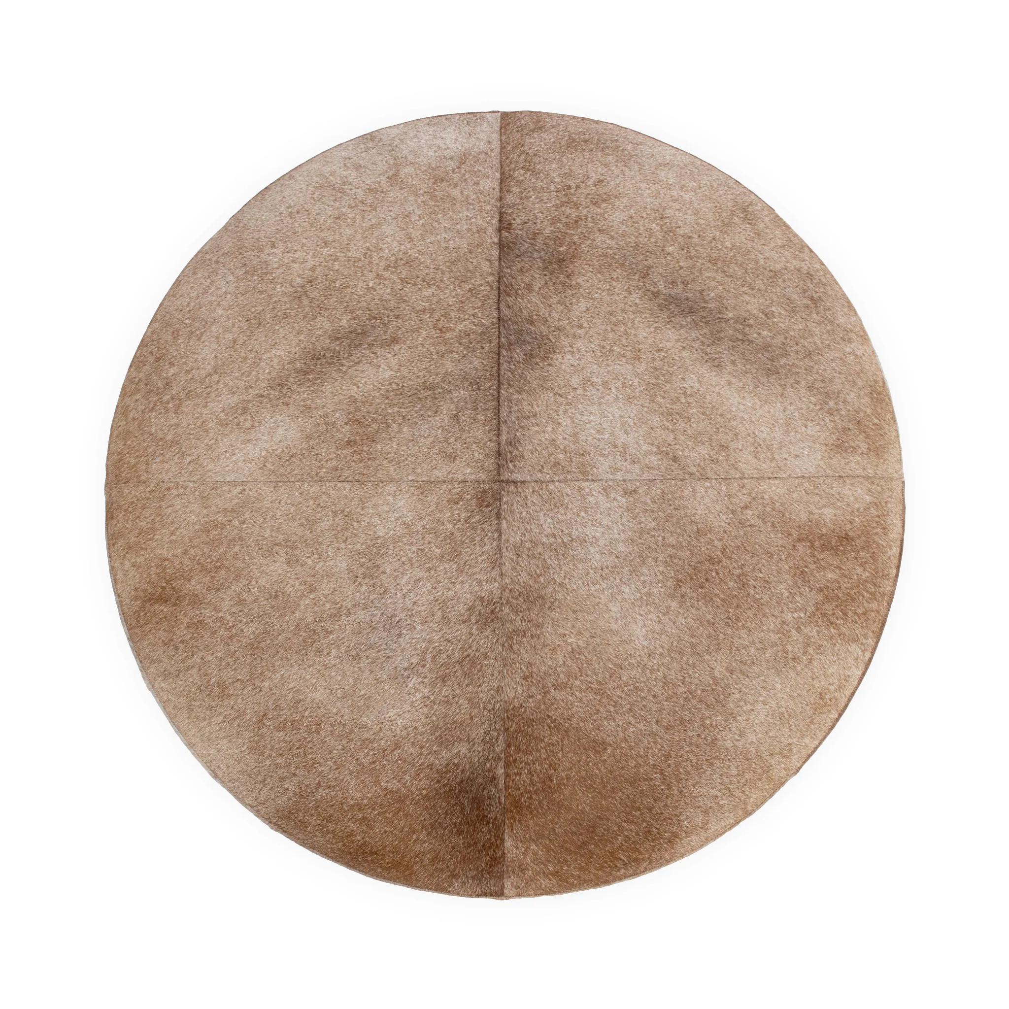Pups Beige Round Ottoman Table
