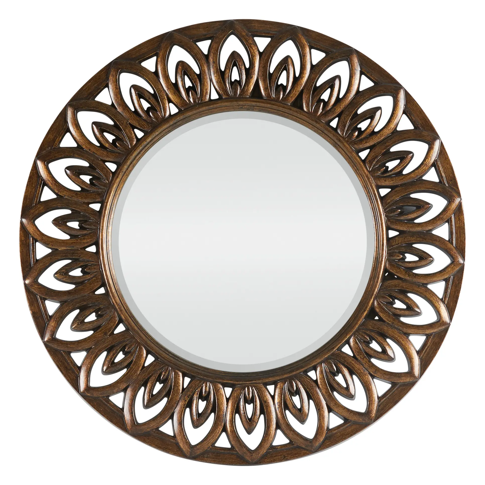 Pisces Bronze Round Mirror Pisces Bronze Round Mirror