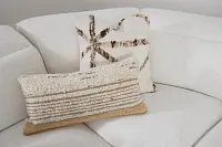 Johvia Ivory Lumbar Accent Pillow
