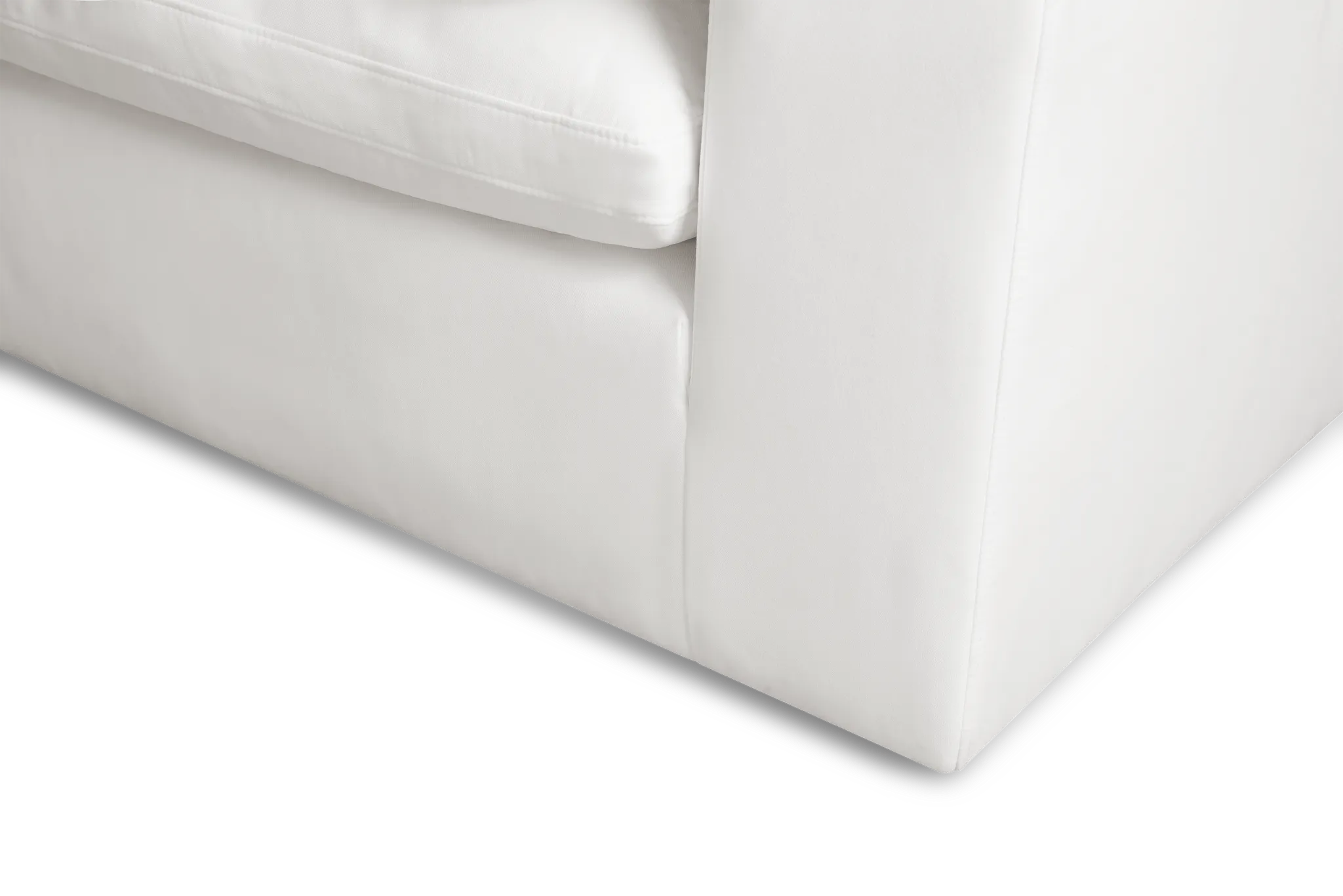 Nixon White Fabric 8-piece Modular Sectional