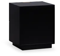 Sartan Black Accent Table