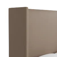 Captiva Joya Beige 60" Upholstered Shelter Bed