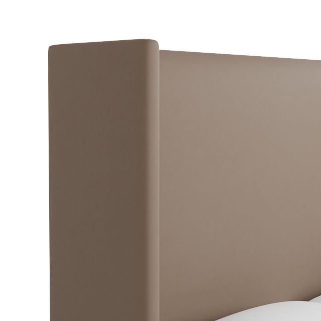 Captiva Joya Beige 60" Upholstered Shelter Bed
