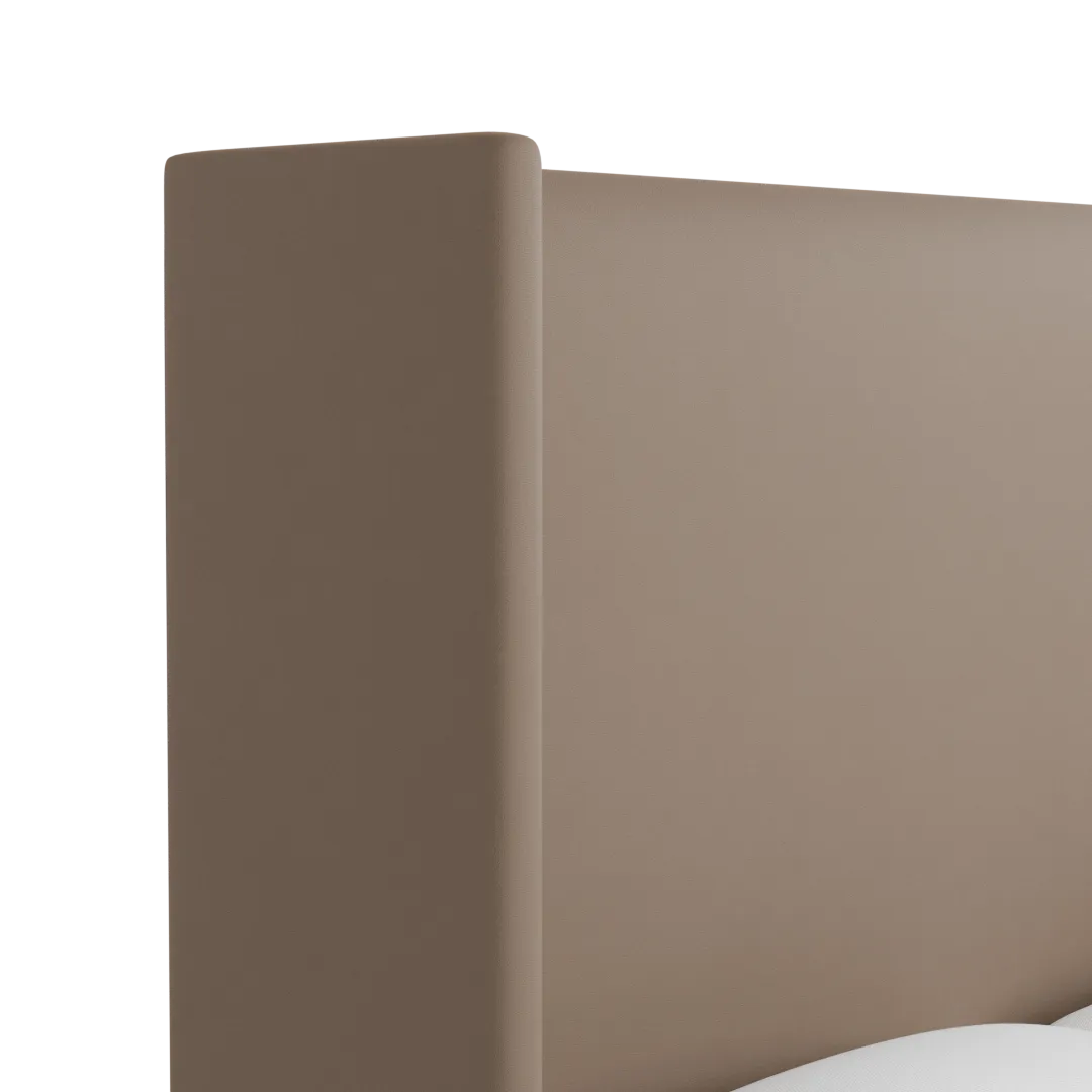 Captiva Joya Beige 60" Upholstered Shelter Bed