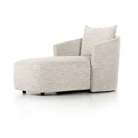 Four Hands Staci Light Gray Fabric Accent Chaise