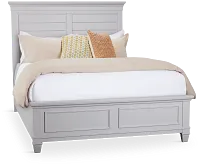 Cape Cod Gray Panel Bed