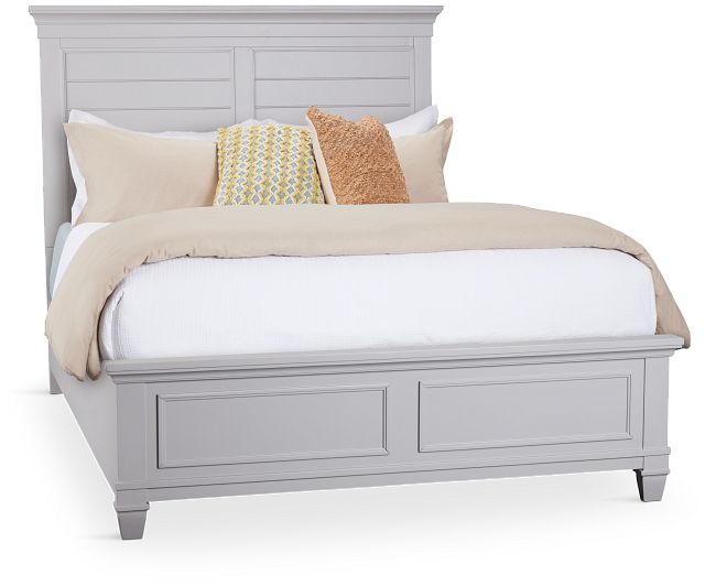 Cape Cod Gray Panel Bed