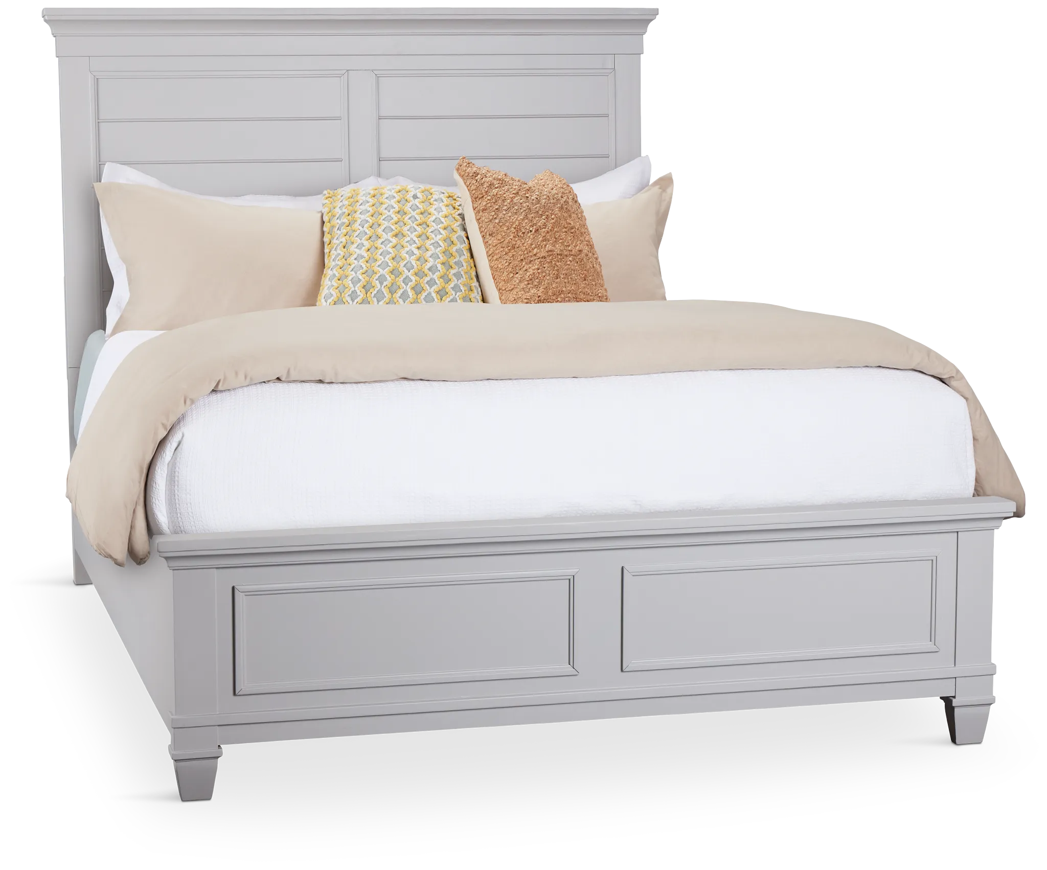 Cape Cod Gray Panel Bed