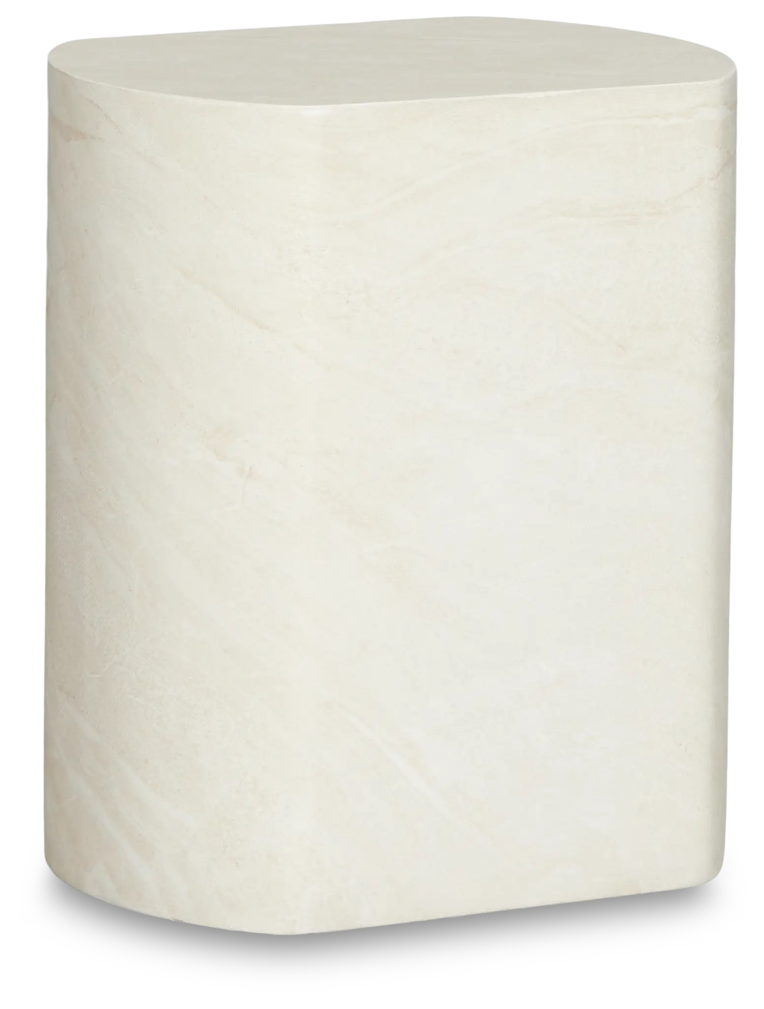 Layla White Curved End Table Layla White Curved End Table