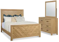 Delray Light Tone Panel Bedroom