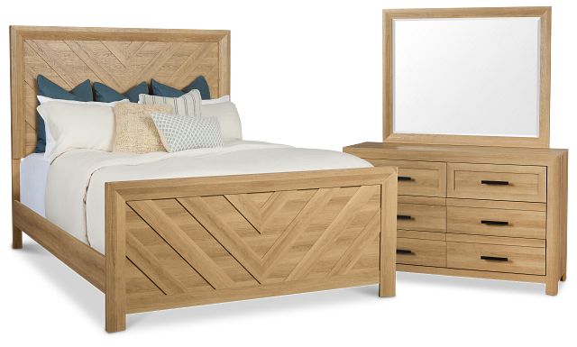 Delray Light Tone Panel Bedroom