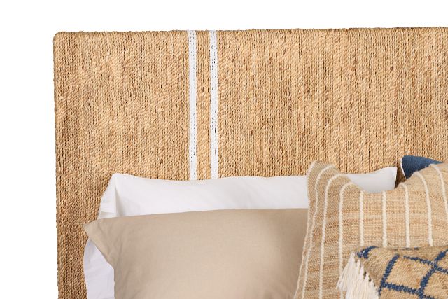 Nantucket Light Tone Woven Panel Bed