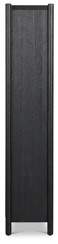 Santorini Black Bookcase