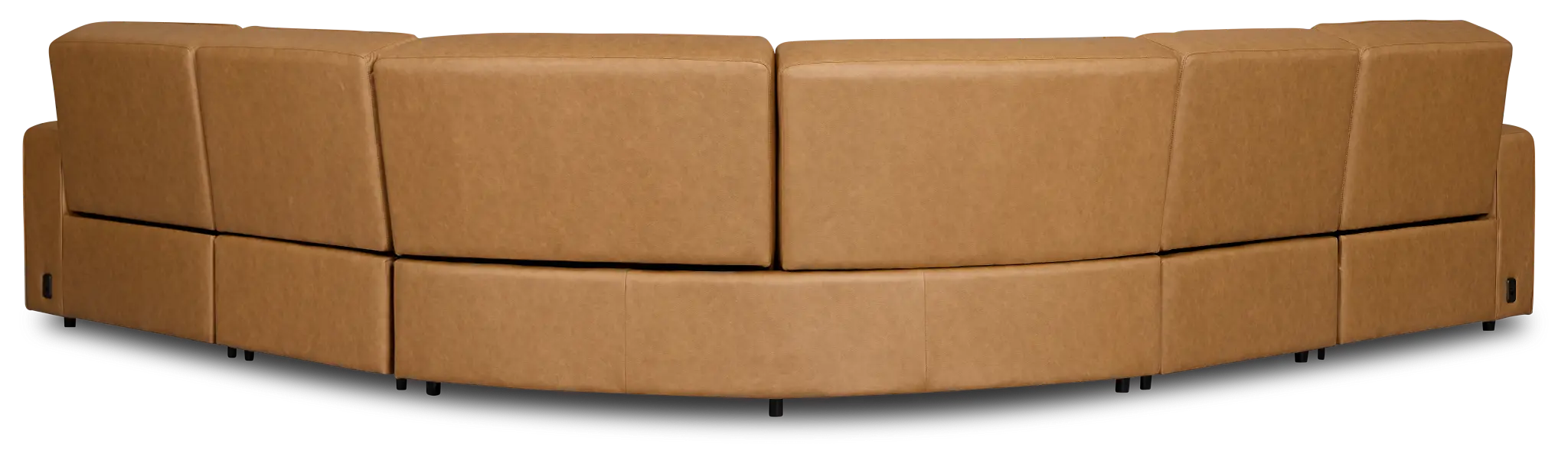 Sawyer Light Brown Micro Small Dual Power Reclining Two-arm Sectional Sawyer Light Brown Micro Small Dual Power Reclining Two-arm Sectional