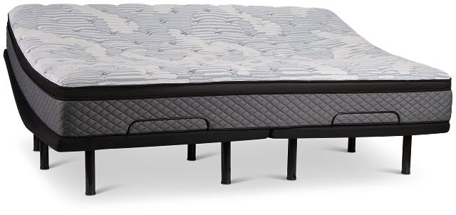 Kevin Charles By Sealy Signature Plush Plus Adjustable Mattress Set