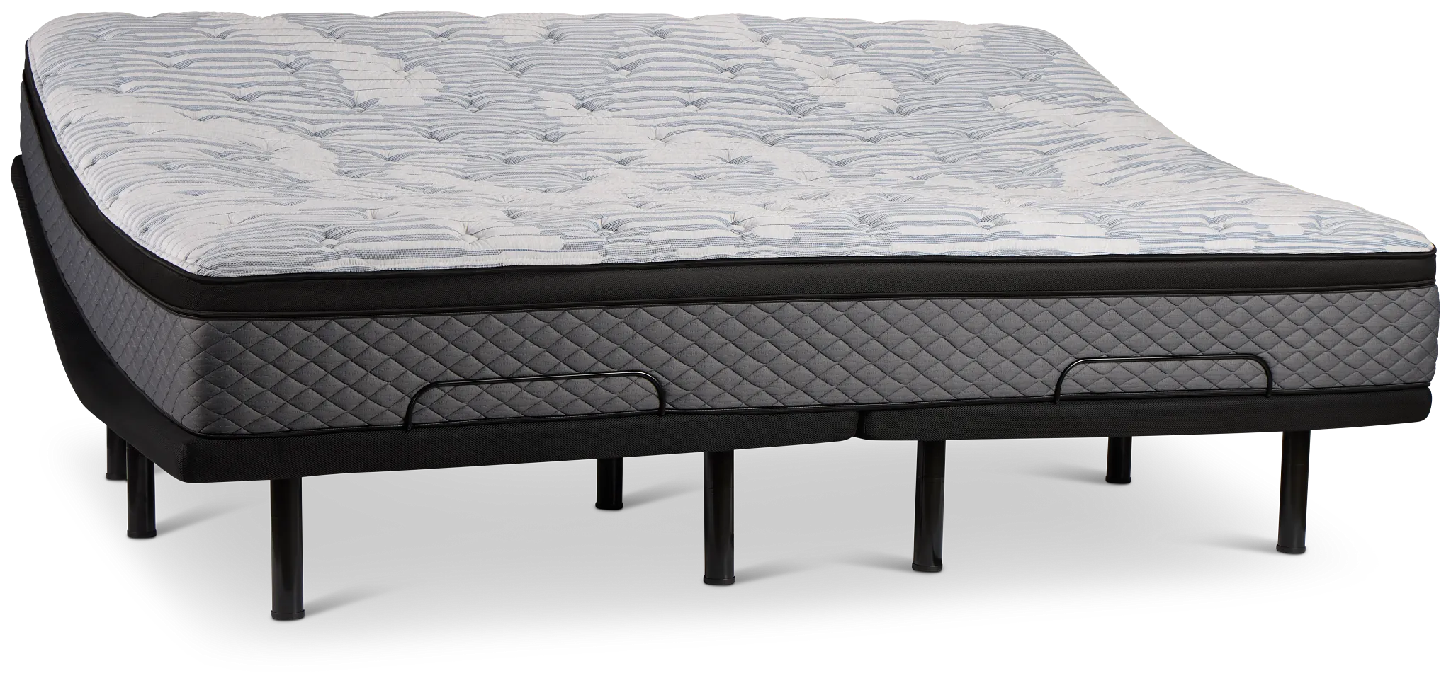 Kevin Charles By Sealy Signature Plush Plus Adjustable Mattress Set