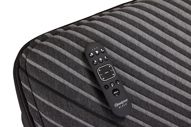 Beautyrest Black Lx-class Plush Hybrid Black Luxury Adjustable Mattress Set (4)
