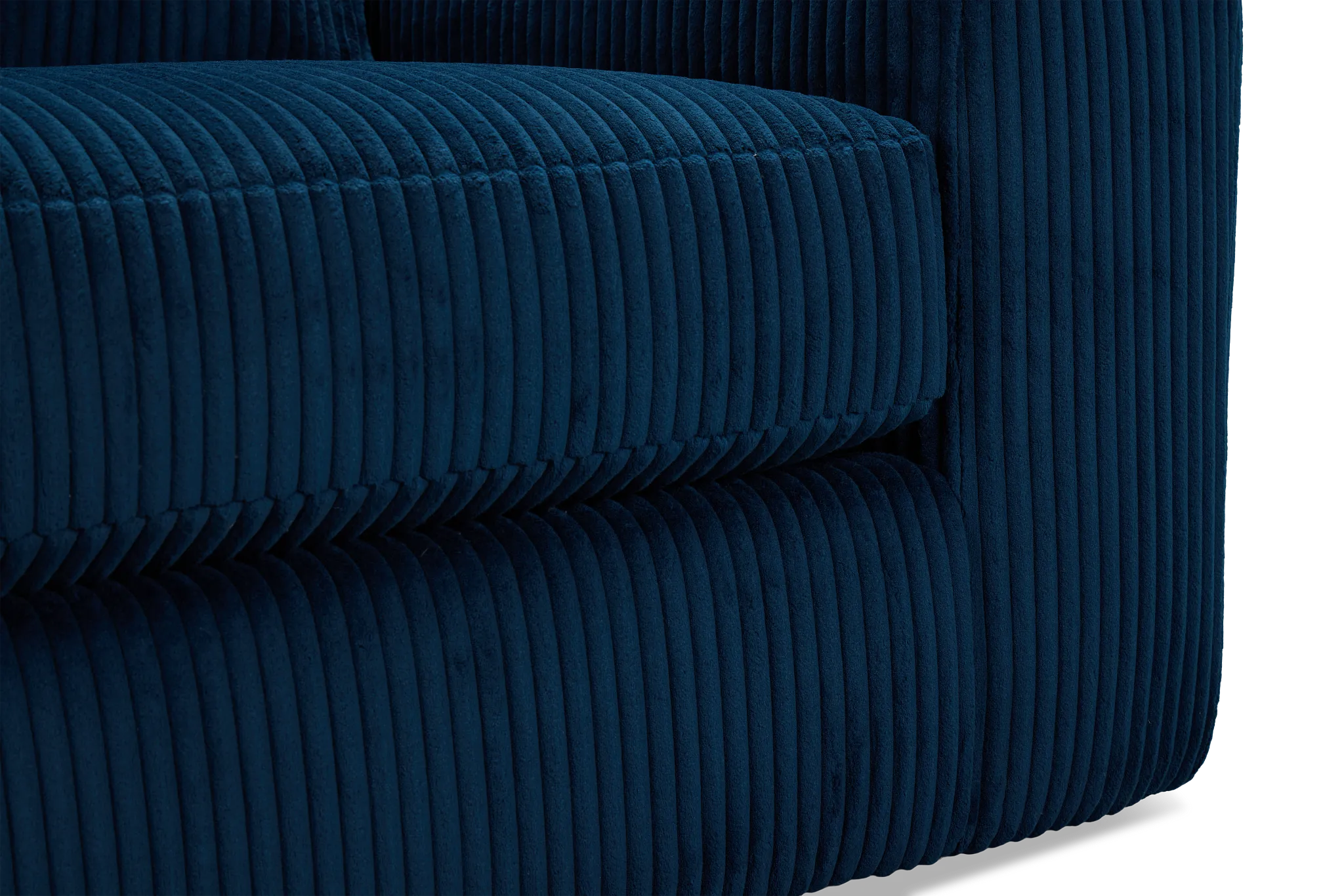 Charlie Dark Blue Fabric Chair