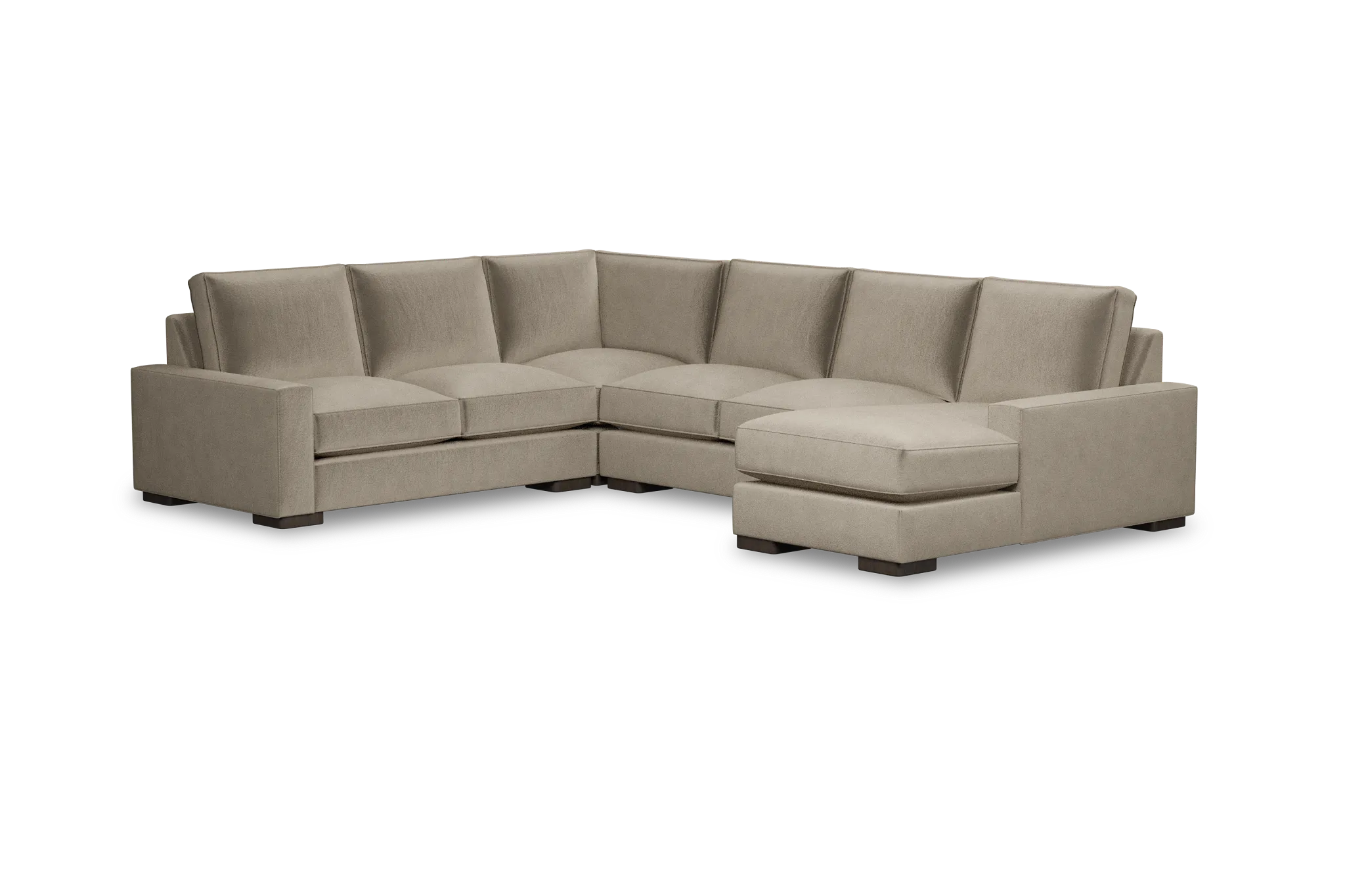 Edgewater Joya Beige Medium Right Chaise Sectional