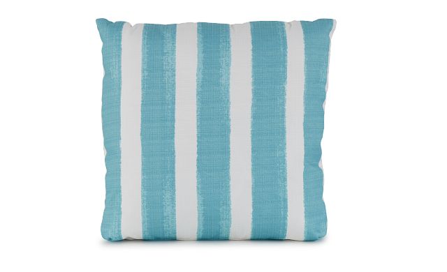 Nico Teal 20" Indoor/outdoor Square Accent Pillow (1)