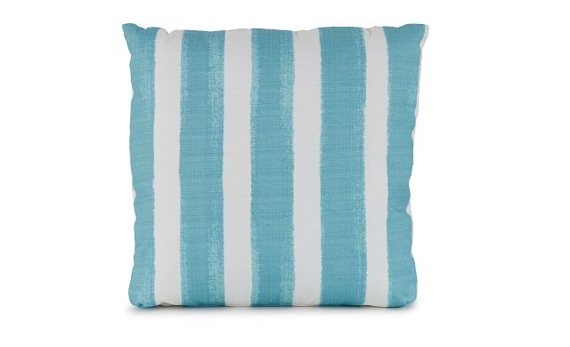 Nico Teal 20" Indoor/outdoor Square Accent Pillow