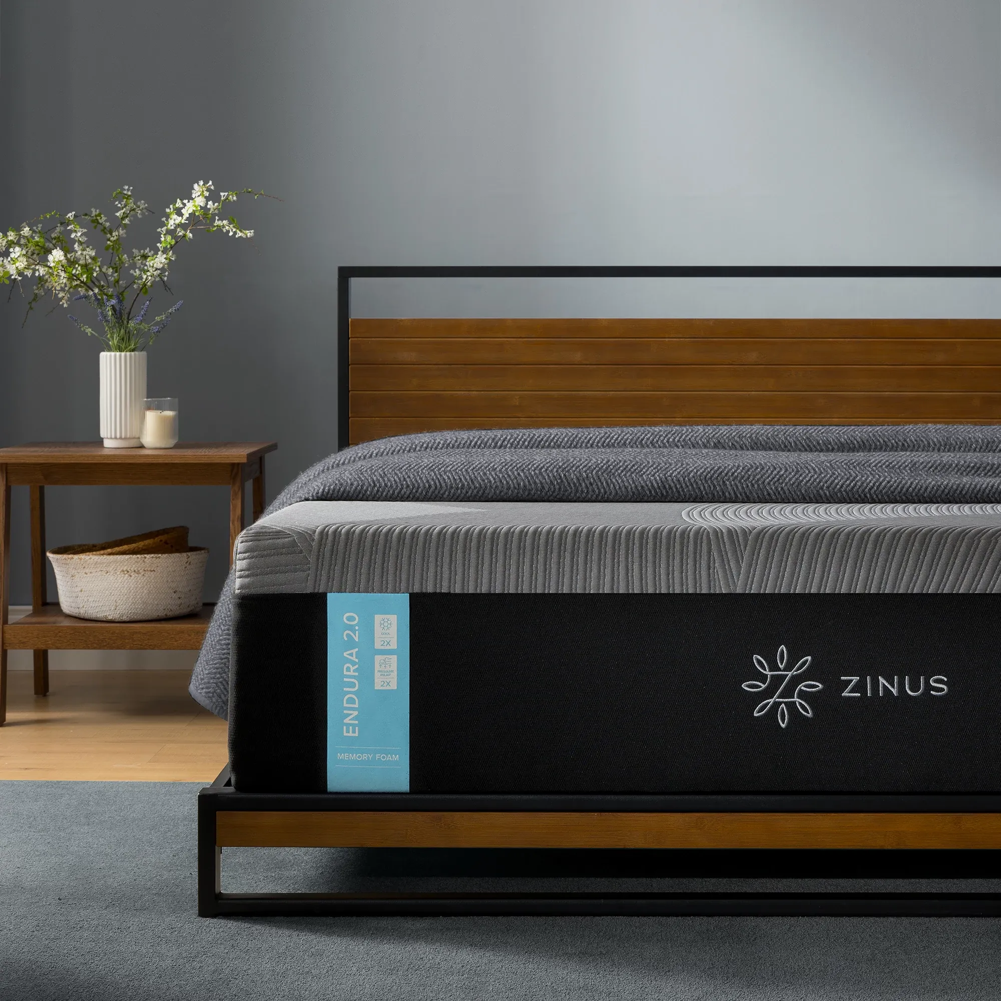 Zinus Endura 2.0 13" Cush Firm Memory Foam Mattress