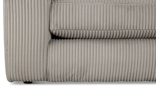 Charlie Gray Fabric Small Right Chaise Sectional