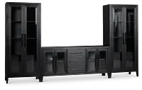 Alden Black 70" Entertainment Wall