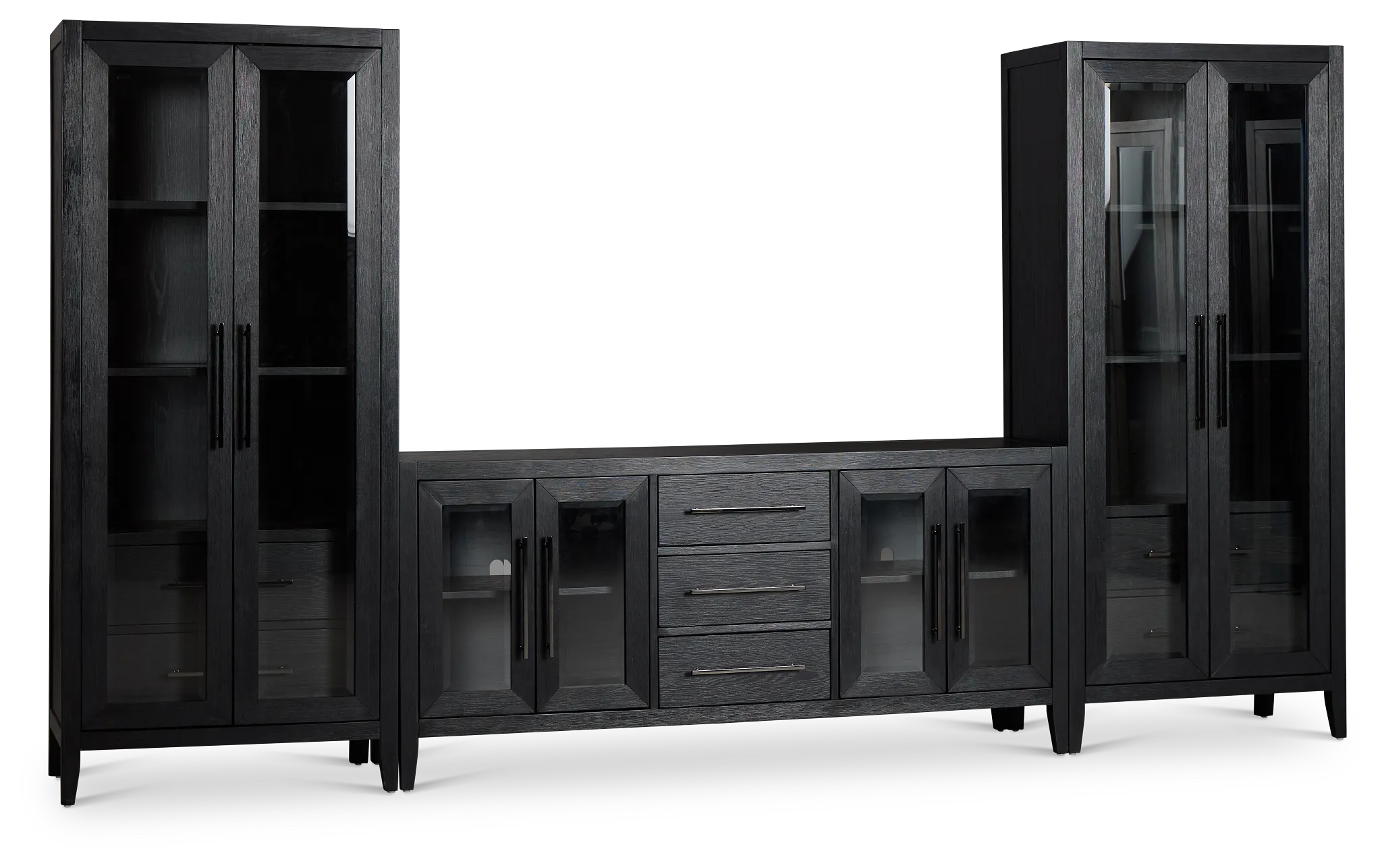 Alden Black 70" Entertainment Wall