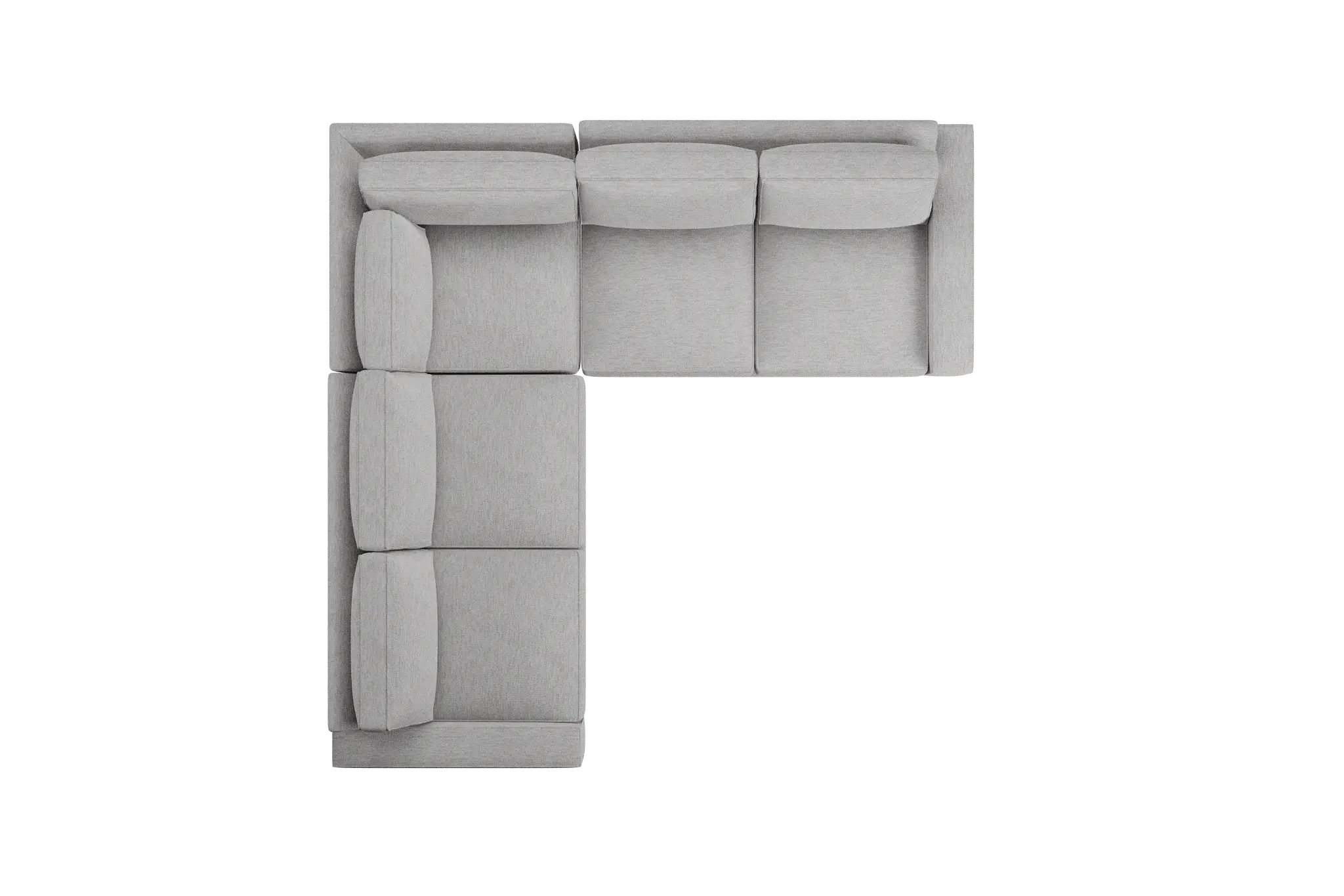 Edgewater Maguire Gray Small Two-arm Sectional Edgewater Maguire Gray Small Two-arm Sectional